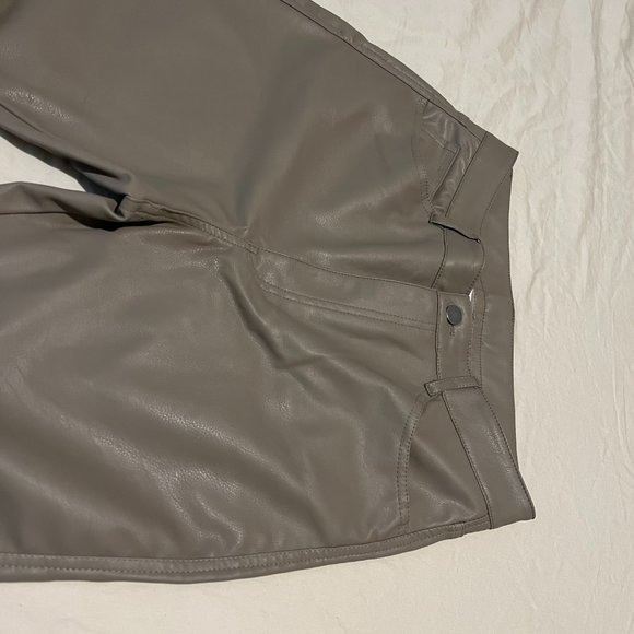 Faux Leather Trousers - Picture 3 of 3